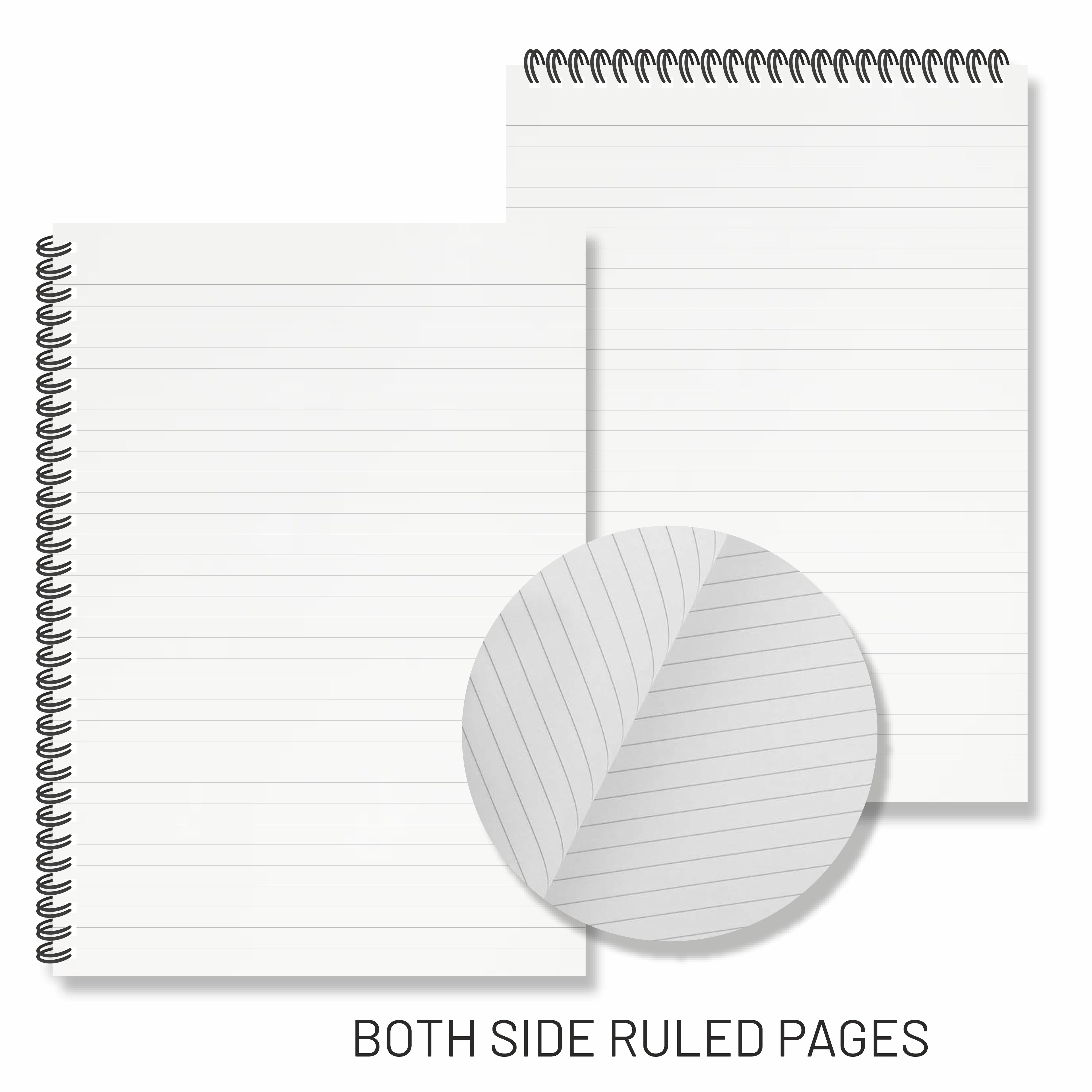 Anupam Spiral Jotting Pads-Lined College Ruled Paper Assorted Covers-Spiral Notebook-Memo Pads-100 pages  (Pack)